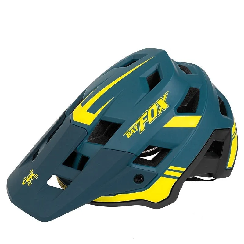 Mountain bike helmet in army green with PC EPS construction, size L 58-61 cm