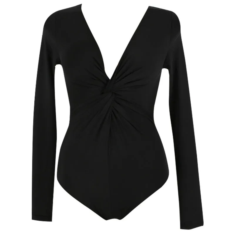 Black women's one-piece swimsuit for sun protection and swimming.