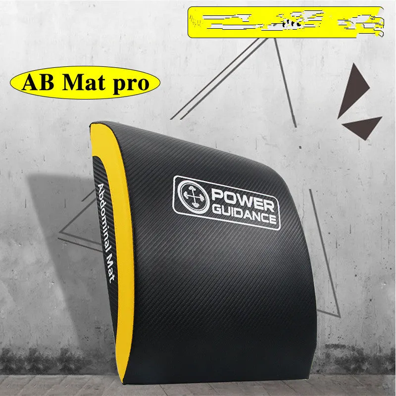 Portable sit-up training mat with high hardness foam and PVC leather cover in photo colour, 36x30.5x7.5cm