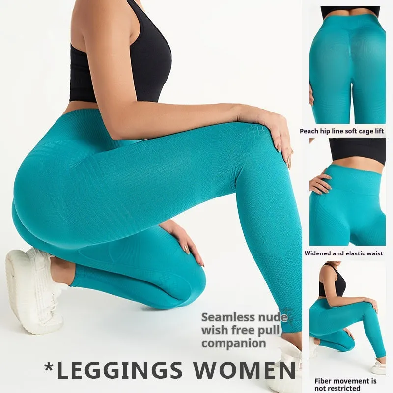 High waist hip lift exercise workout pants in black, nylon and spandex blend, size S M L