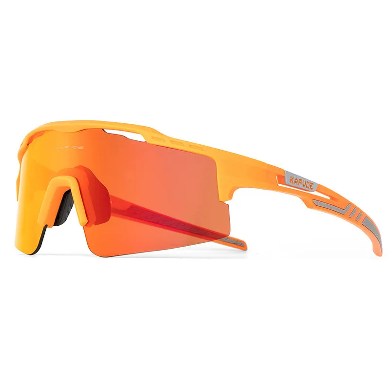 TR90 full rim polarized HD riding glasses bicycle sunglasses colourful three lens set
