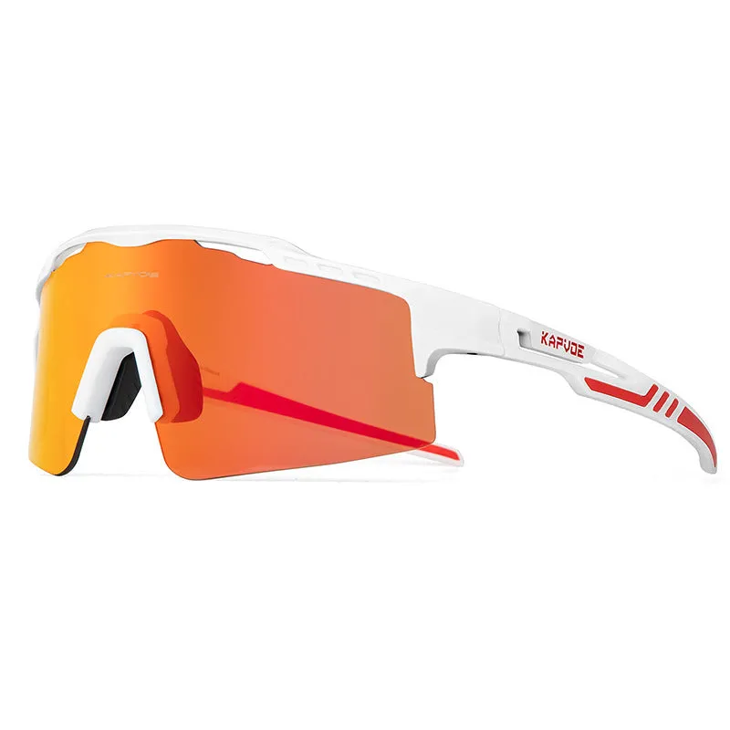 TR90 full rim polarized HD riding glasses bicycle sunglasses colourful three lens set