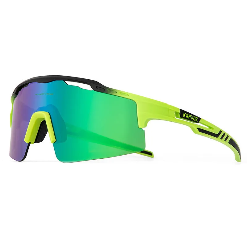 TR90 full rim polarized HD riding glasses bicycle sunglasses colourful three lens set