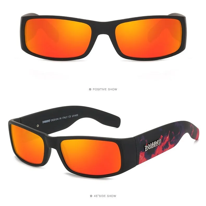 Gothic style European and American sports cycling sunglasses with PC lens and plastic frame