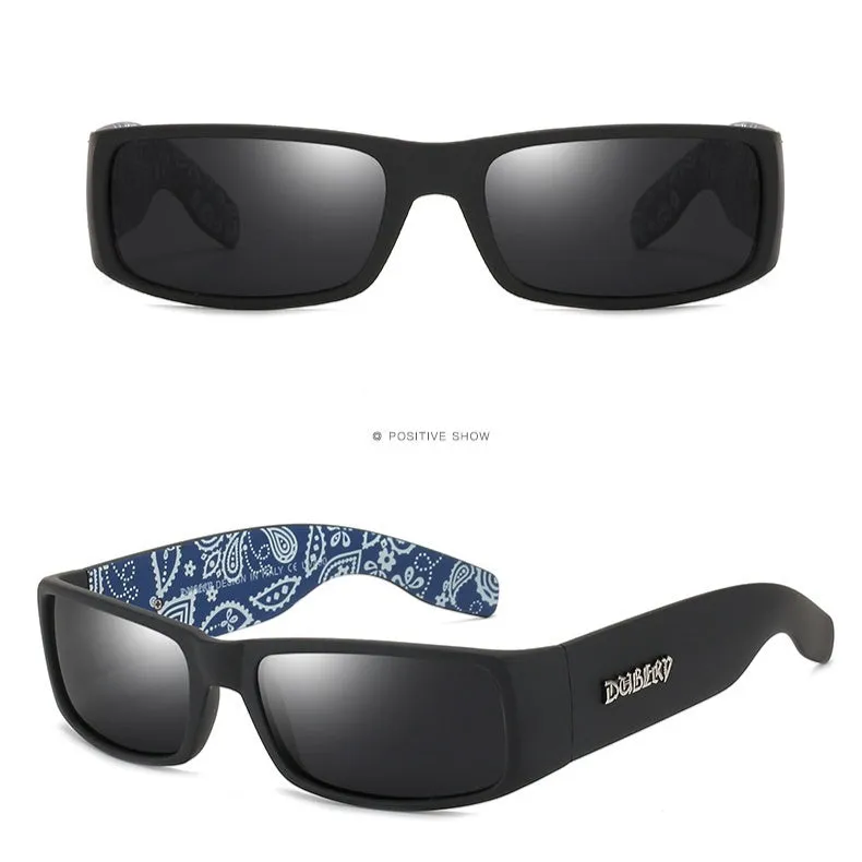 Gothic style European and American sports cycling sunglasses with PC lens and plastic frame
