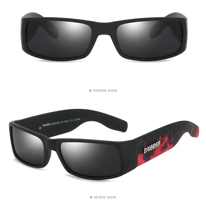 Gothic style European and American sports cycling sunglasses with PC lens and plastic frame