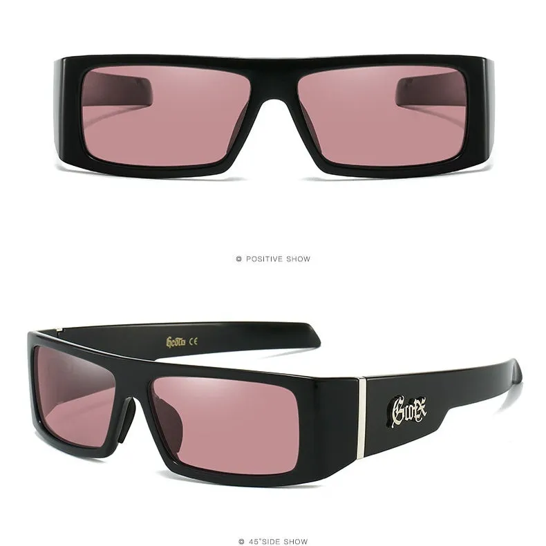 Motorcycle polarized sunglasses with PC frame, UV380 protection, G850 size, eight colour options