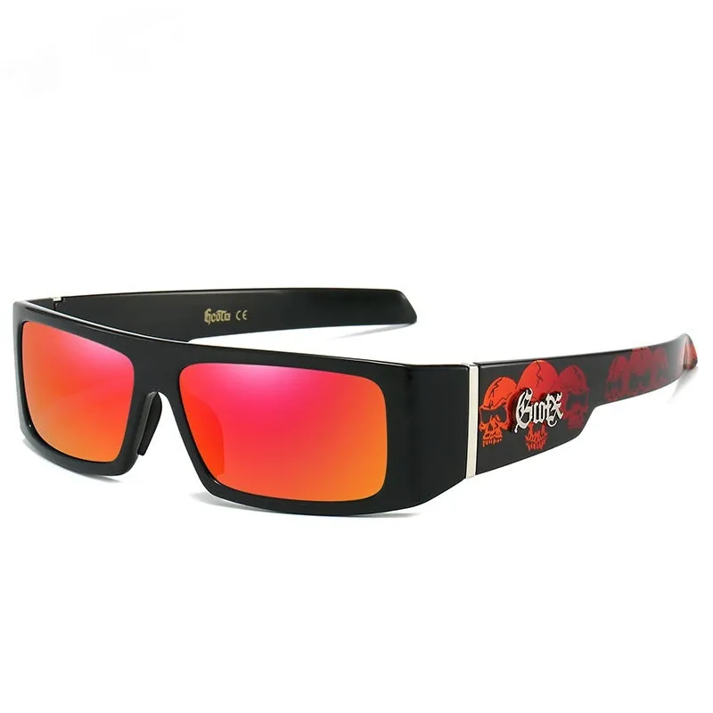Motorcycle polarized sunglasses with PC frame, UV380 protection, G850 size, eight colour options