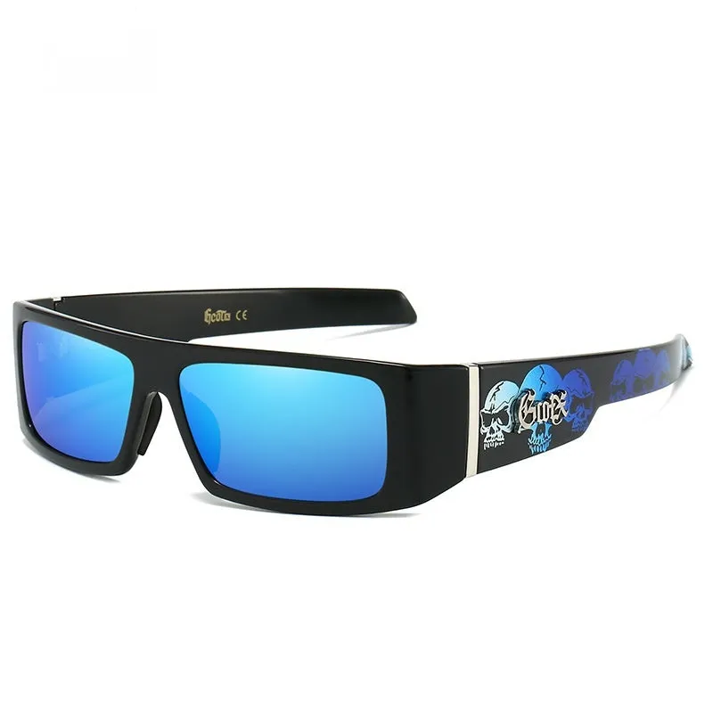 Motorcycle polarized sunglasses with PC frame, UV380 protection, G850 size, eight colour options