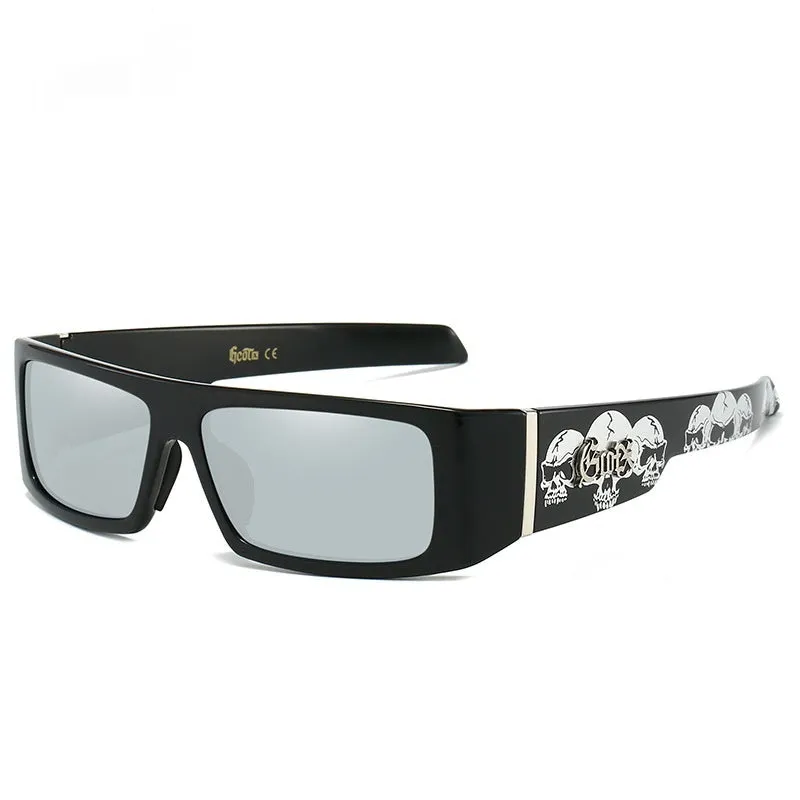 Motorcycle polarized sunglasses with PC frame, UV380 protection, G850 size, eight colour options