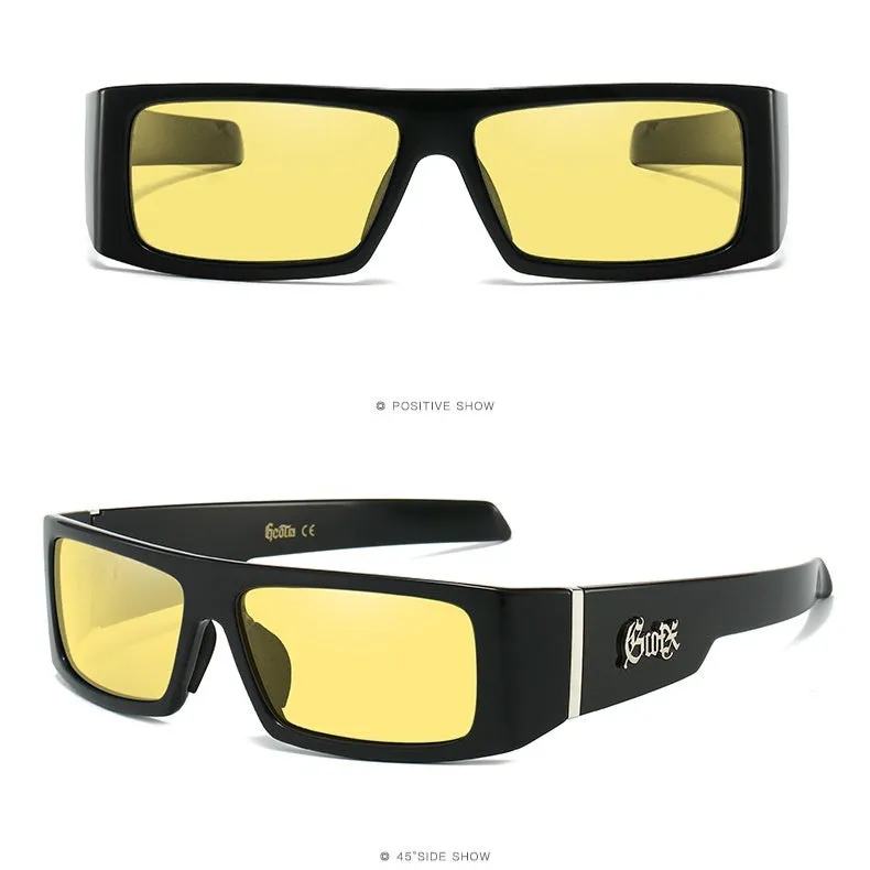 Motorcycle polarized sunglasses with PC frame, UV380 protection, G850 size, eight colour options