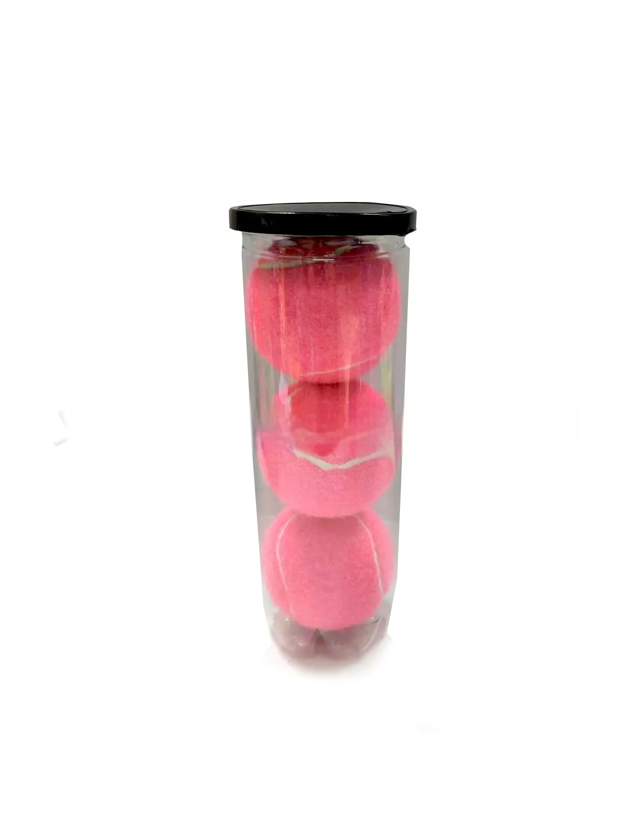 High elasticity durable training tennis rubber barrel ball in green, orange, pink, rose red colour options