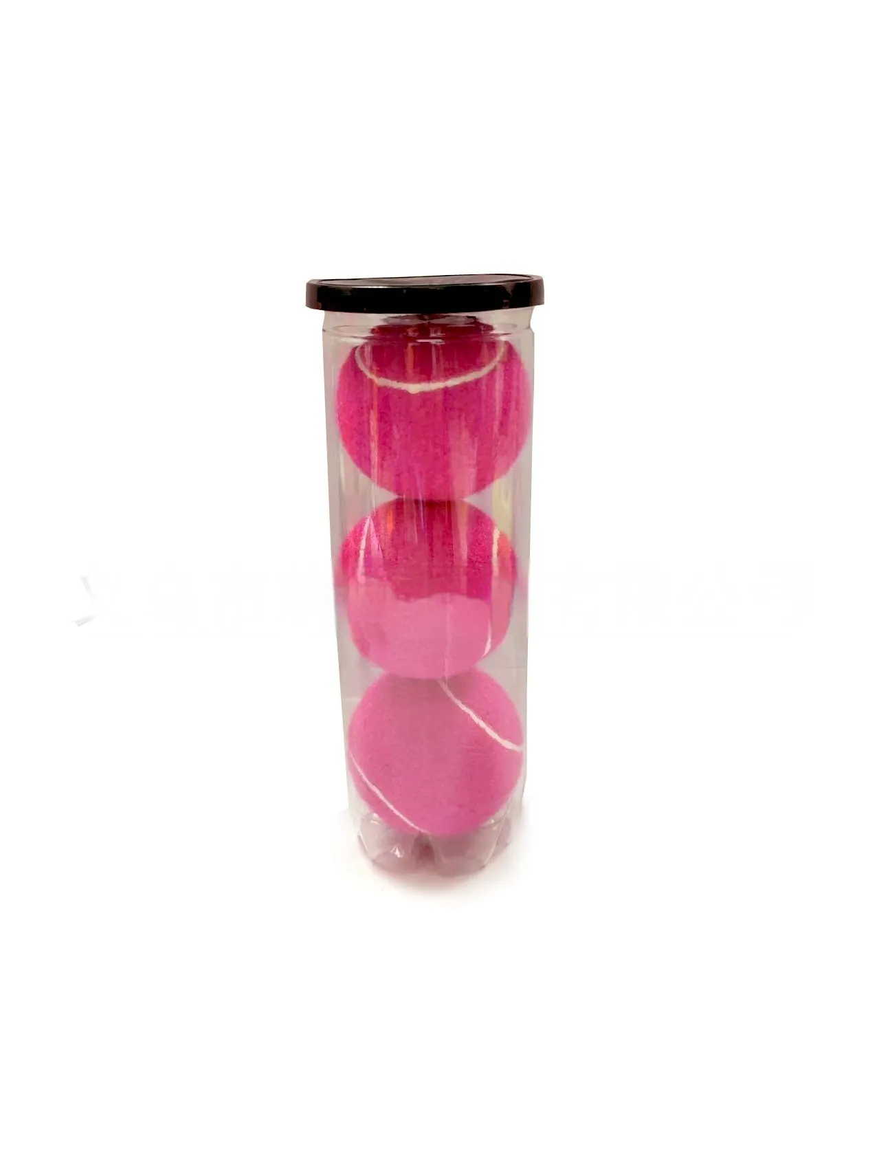 High elasticity durable training tennis rubber barrel ball in green, orange, pink, rose red colour options