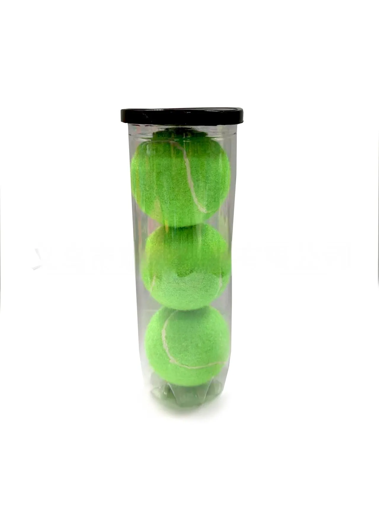 High elasticity durable training tennis rubber barrel ball in green, orange, pink, rose red colour options