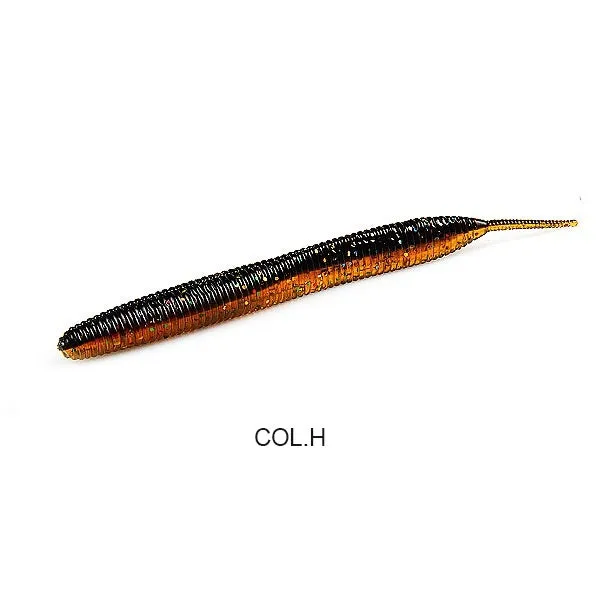 Lead-free noodle worm soft bait fishing lure in multiple colours available in 10cm and 7cm pack sizes