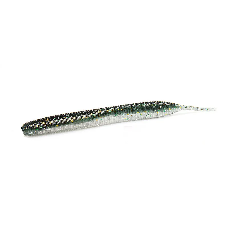 Lead-free noodle worm soft bait fishing lure in multiple colours available in 10cm and 7cm pack sizes