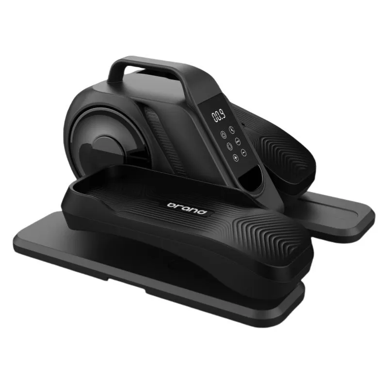 Black household electric oval stepper walking rehabilitation machine 43x39x25cm