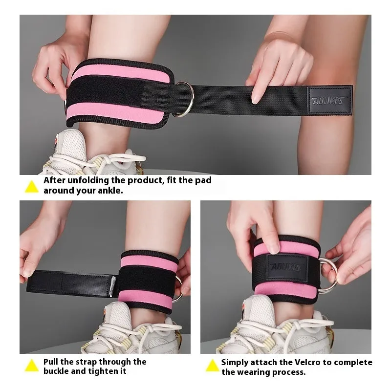 Camouflage ankle buckle support for hip training and leg slimming fitness accessory