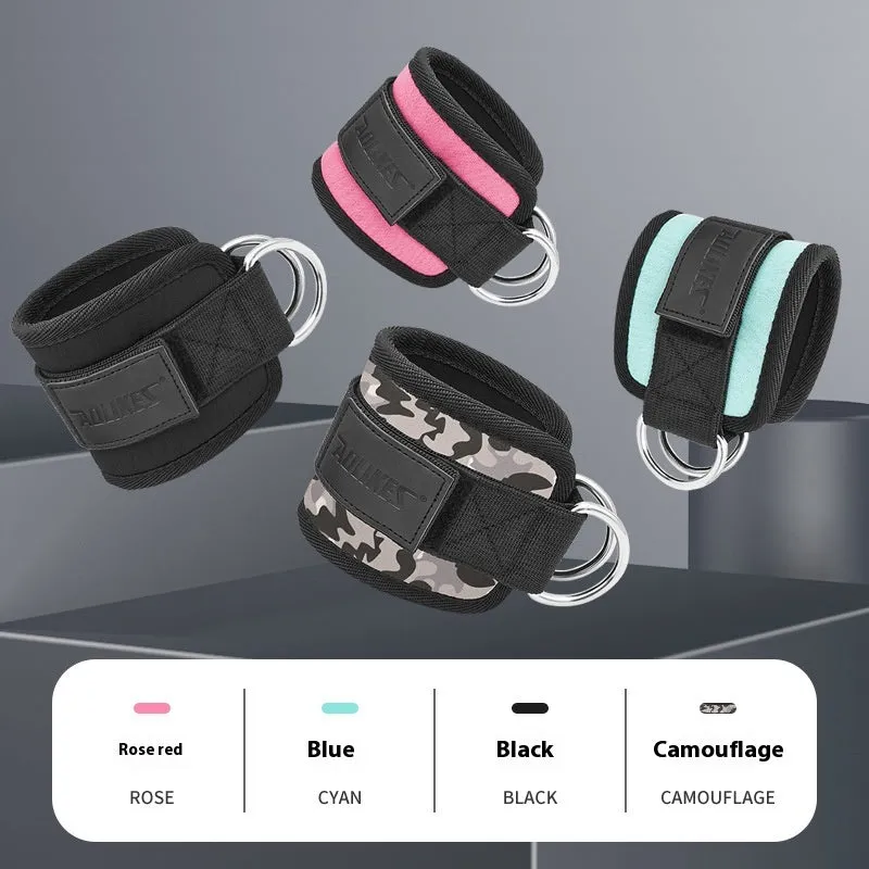 Camouflage ankle buckle support for hip training and leg slimming fitness accessory