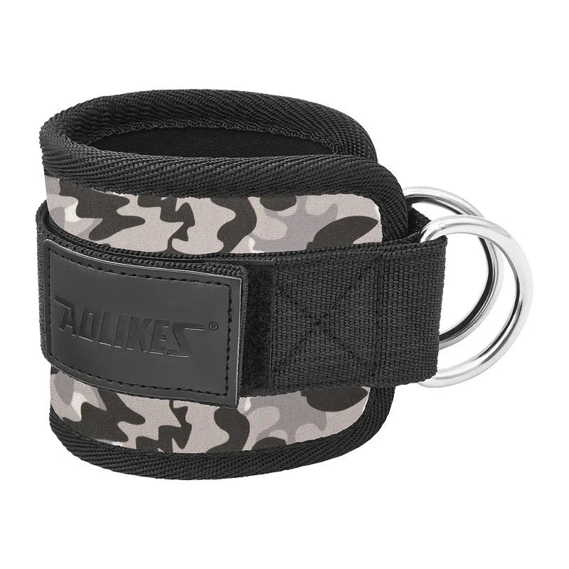Camouflage ankle buckle support for hip training and leg slimming fitness accessory