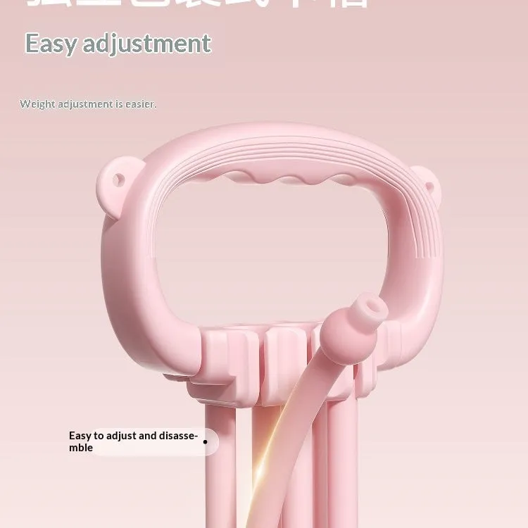 8-shaped puller for women back opener with cat ear non-slip handle in rock pink colour
