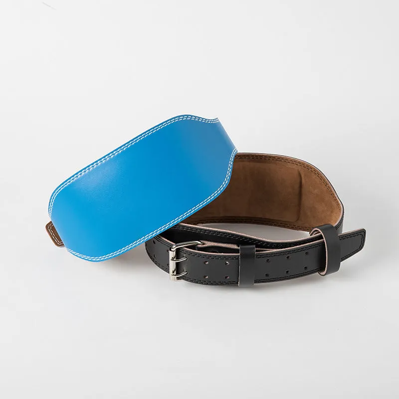 Deadlift powerlifting belt 14cm wide available in black, blue, brown, pink, white