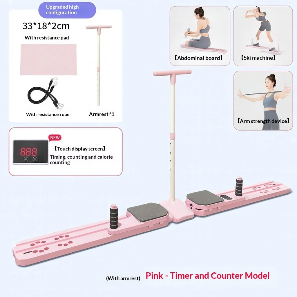 Split-type multi-function abdominal board in PP plastic with 2nd generation coloured armrest options