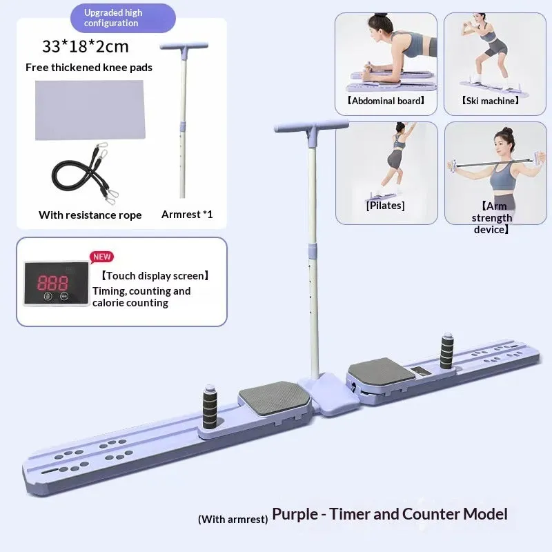 Split-type multi-function abdominal board in PP plastic with 2nd generation coloured armrest options