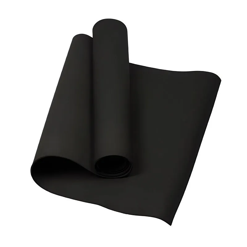 Portable EVA yoga mat for home nap and dance, 175×61cm, available in black, blue, pink, purple, 3mm or 4mm thick