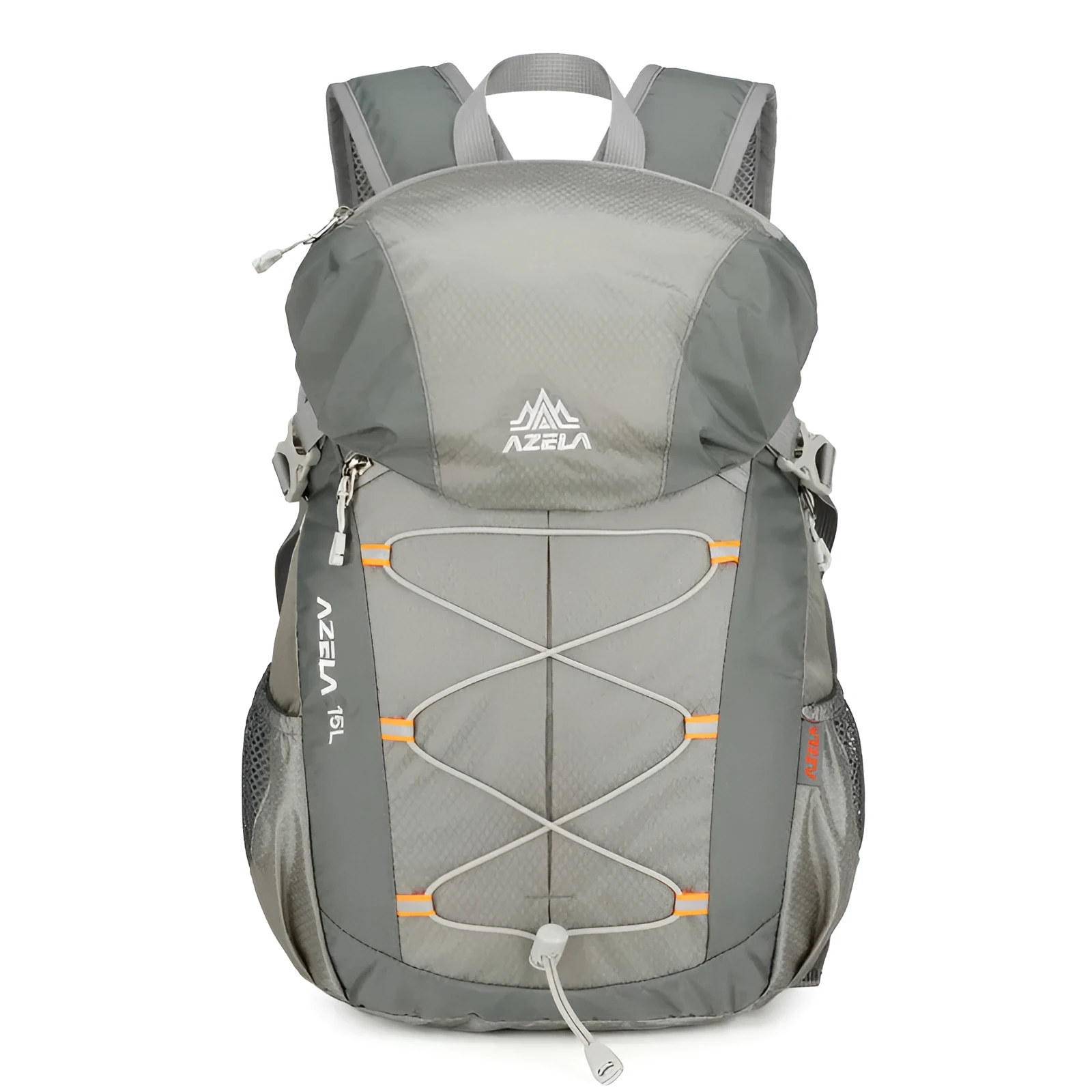 AZELA 20L Colour Block Hiking Backpack in Blue, lightweight polyester daypack for outdoor hiking and travel