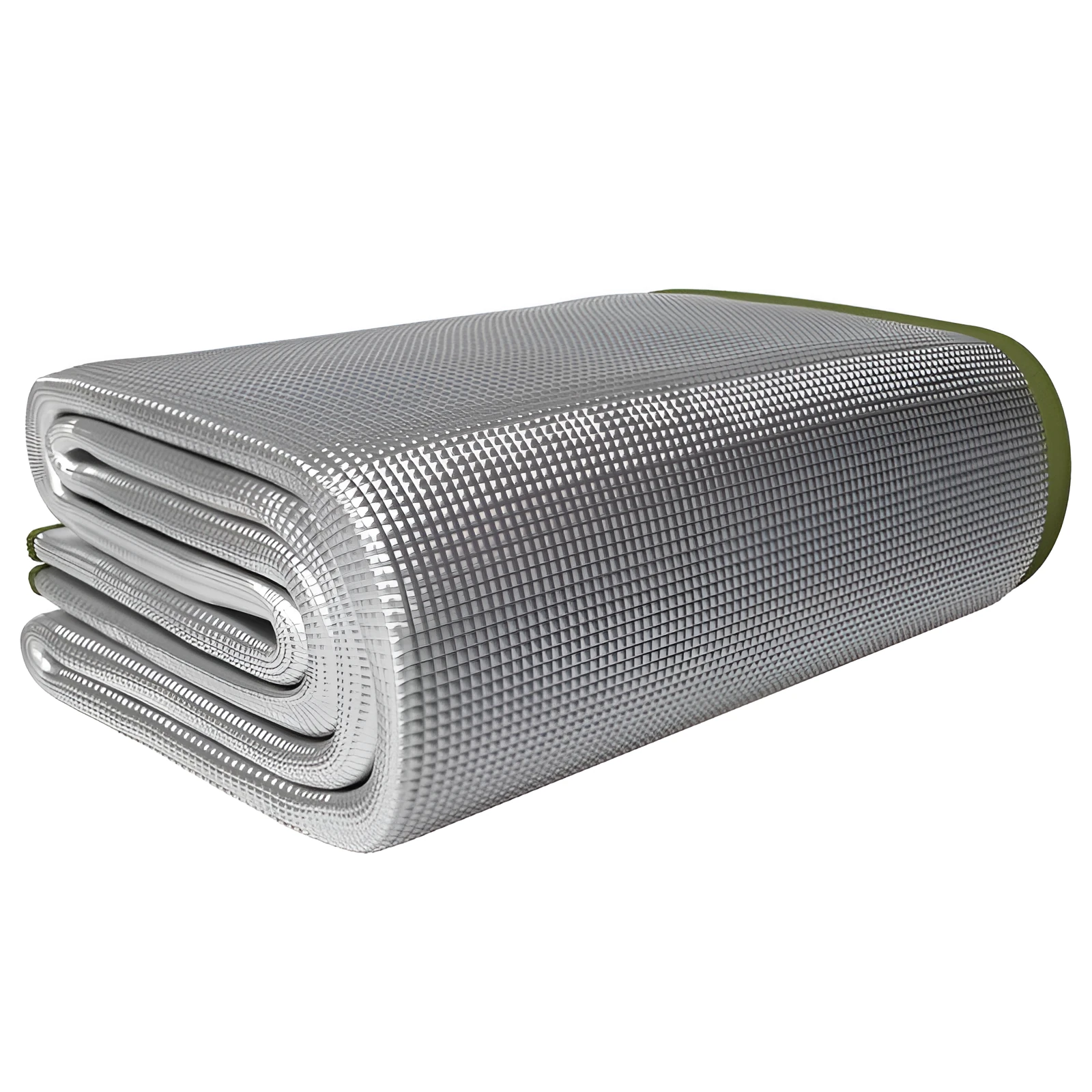 8mm thick pearl cotton explosion-proof camping mat in 200x200cm size on grass with tent background