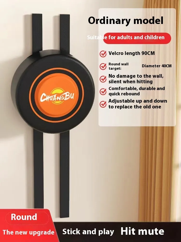Hanging boxing wall target with multiple size options including round and square shapes