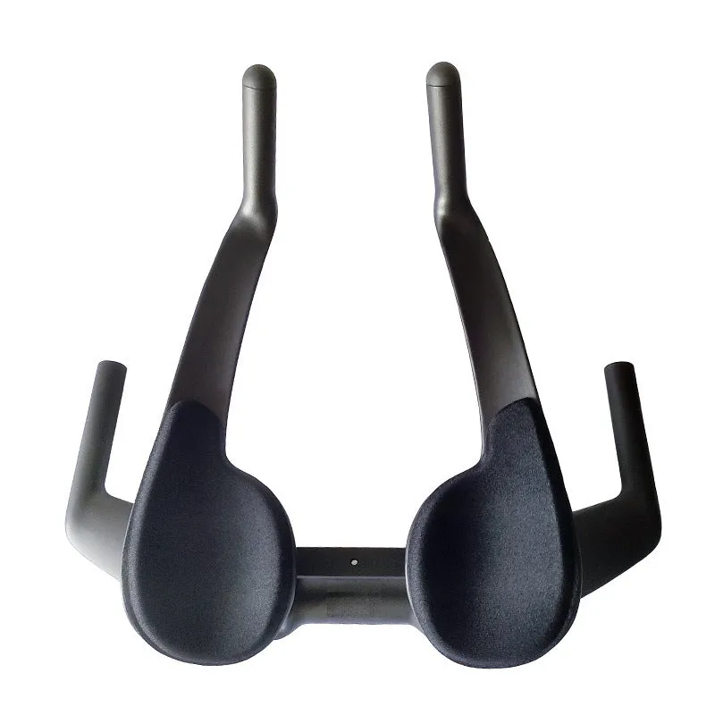 New Field Car carbon fibre TT bicycle handlebar in black matte finish, showing aero extensions