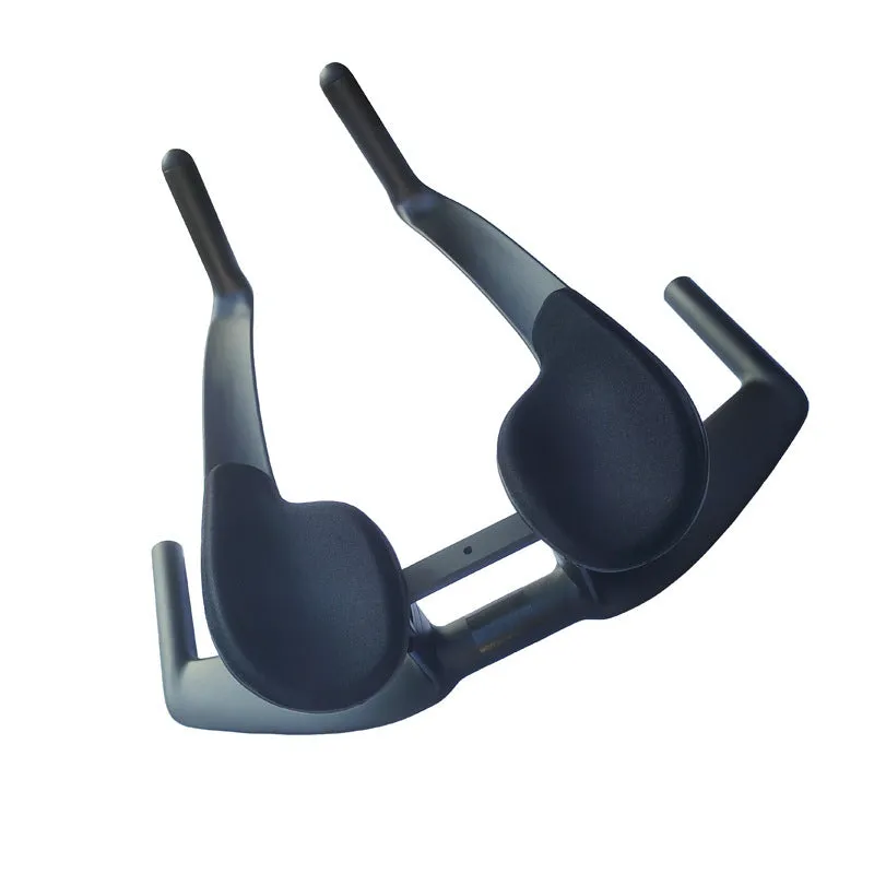 New Field Car carbon fibre TT bicycle handlebar in black matte finish, showing aero extensions
