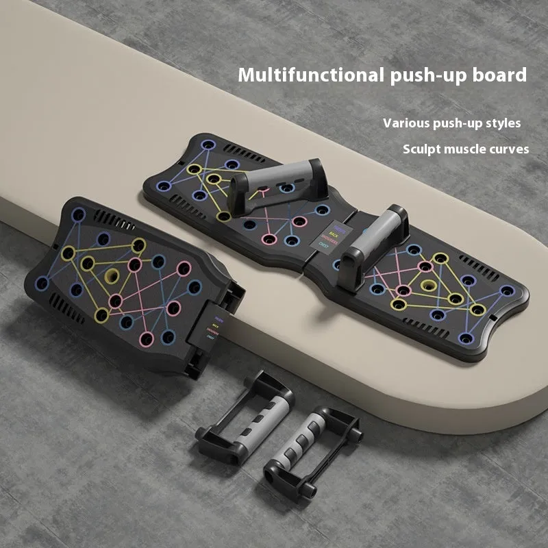 ABS plastic flat push up support plate for chest, shoulder, back and arm workouts