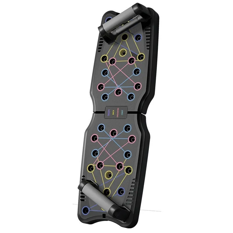 ABS plastic flat push up support plate for chest, shoulder, back and arm workouts