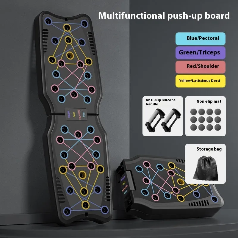 ABS plastic flat push up support plate for chest, shoulder, back and arm workouts