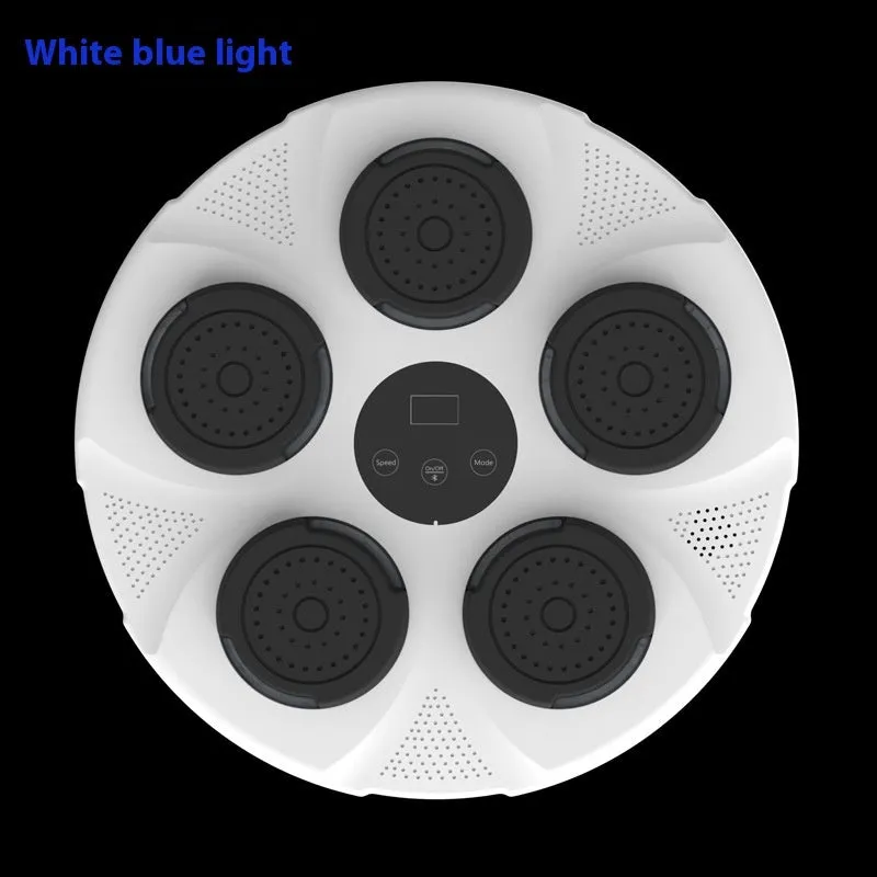 Wall-mounted smart boxing trainer sandbag with LED lights for martial arts practice