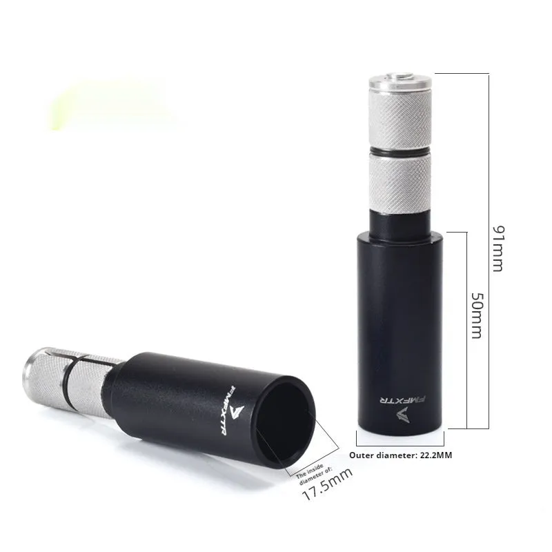 Aluminium alloy folding bike handlebar extension rod for car mounting with 15-20mm range