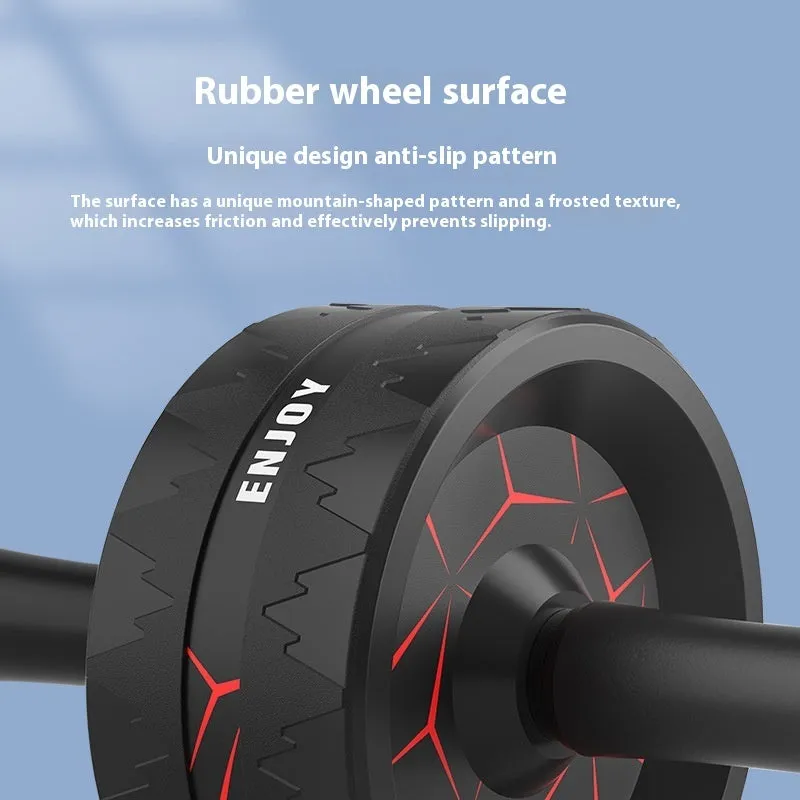 Abdominal wheel fitness equipment in various colours for core muscle training exercises