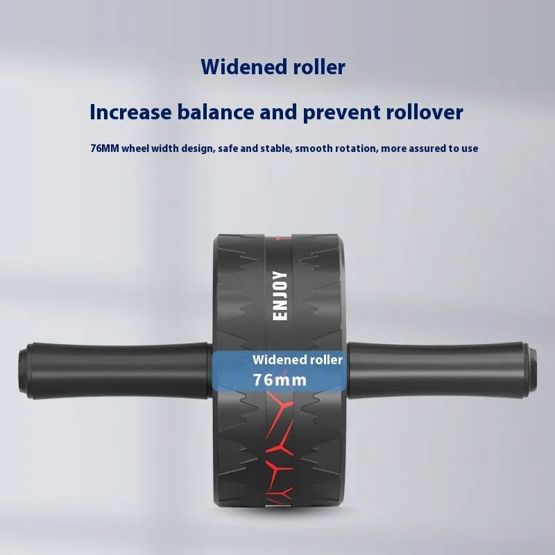 Abdominal wheel fitness equipment in various colours for core muscle training exercises