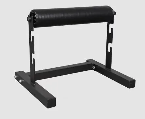 Black steel leg press trainer with split leg squat training frame, Type B fitness equipment