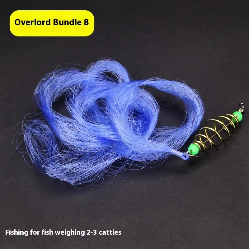 Hand cast fishing net with explosive hook spring mechanism and nylon mesh in multiple size options