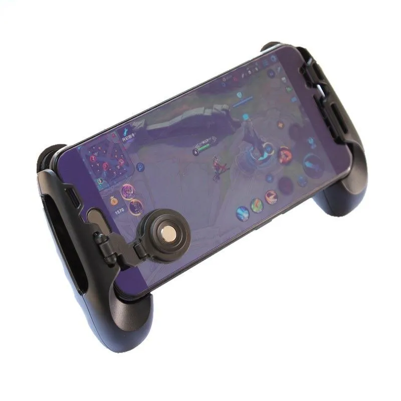 Pink gamepad with rocker grip suspended heat dissipation USB for Android iOS computer