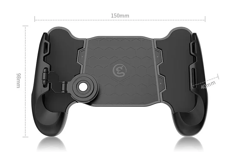 Pink gamepad with rocker grip suspended heat dissipation USB for Android iOS computer