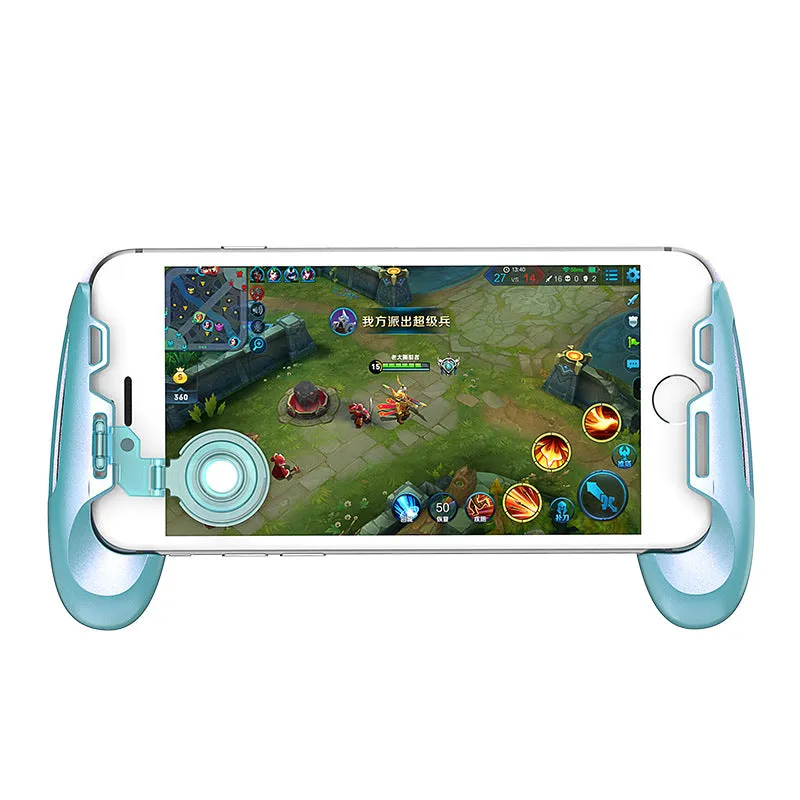 Pink gamepad with rocker grip suspended heat dissipation USB for Android iOS computer