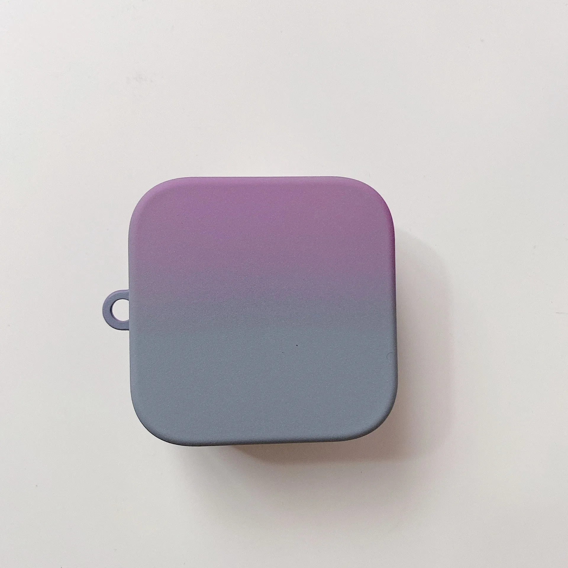 Hard shell PC anti-drop case for Xiaomi Air2 SE, two-colour gradient pink purple with metal hook
