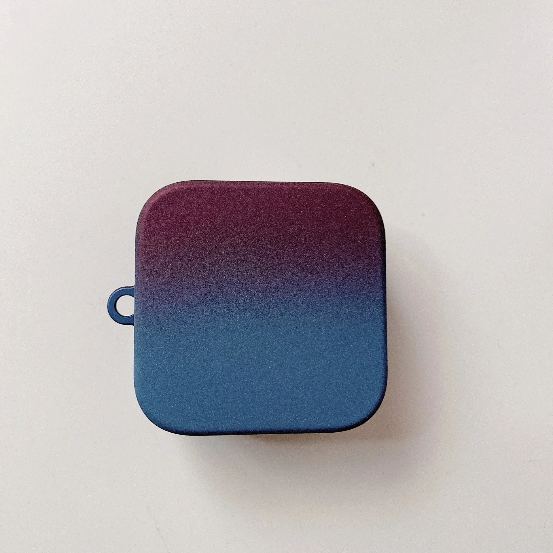 Hard shell PC anti-drop case for Xiaomi Air2 SE, two-colour gradient pink purple with metal hook