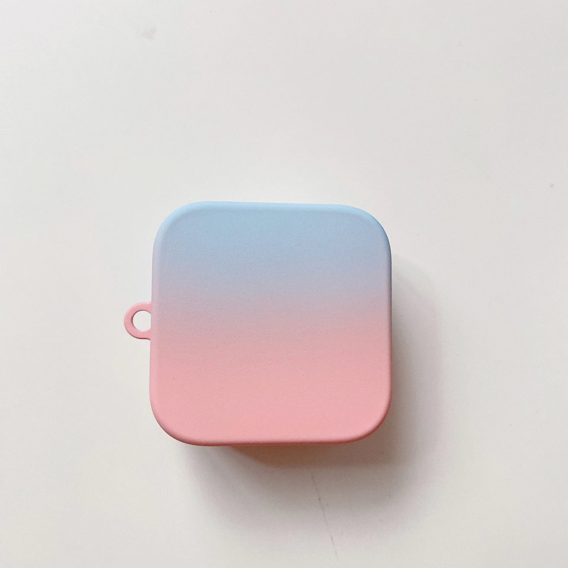 Hard shell PC anti-drop case for Xiaomi Air2 SE, two-colour gradient pink purple with metal hook