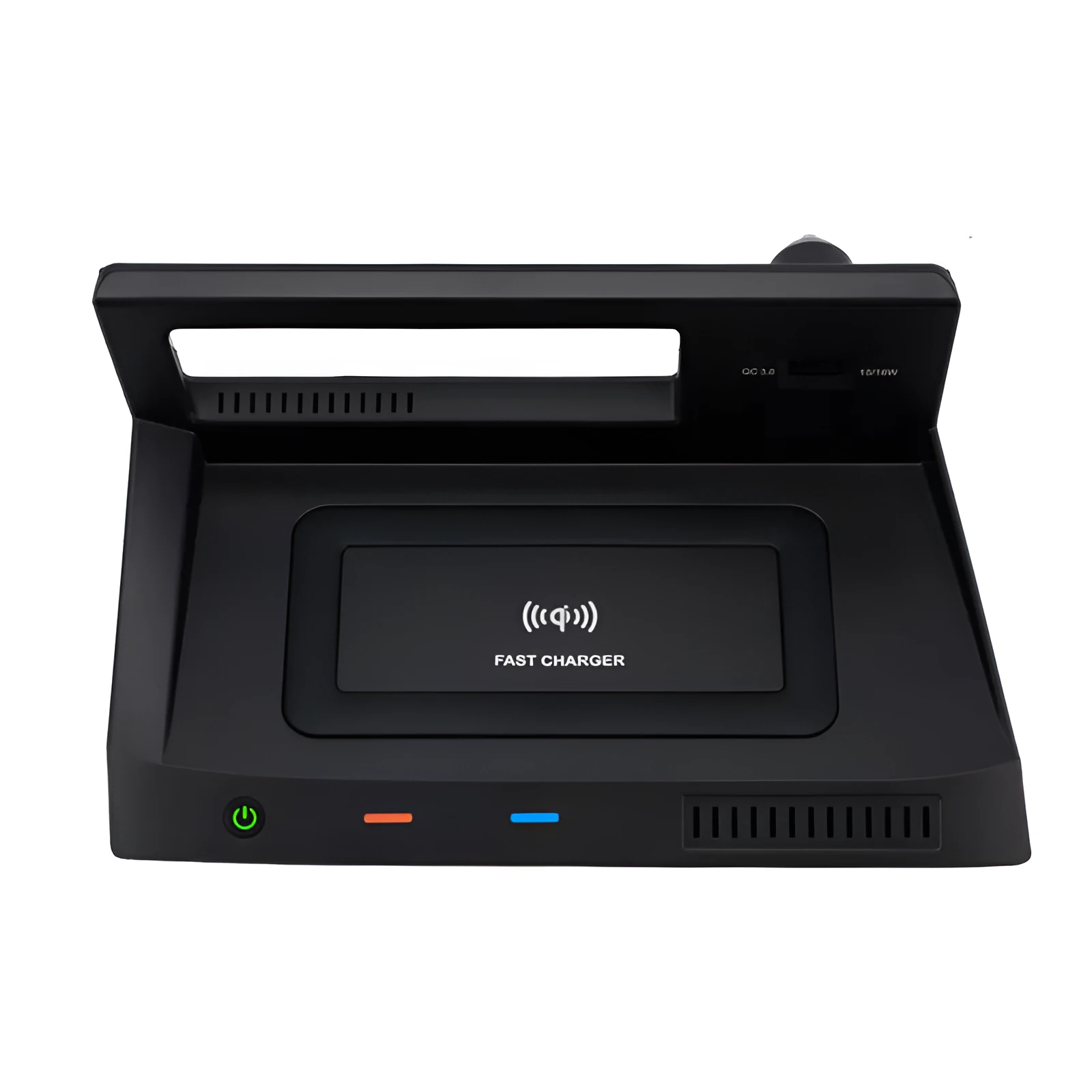 Car mobile phone wireless charger for Tiguan L with fast charge QI standard and USB output